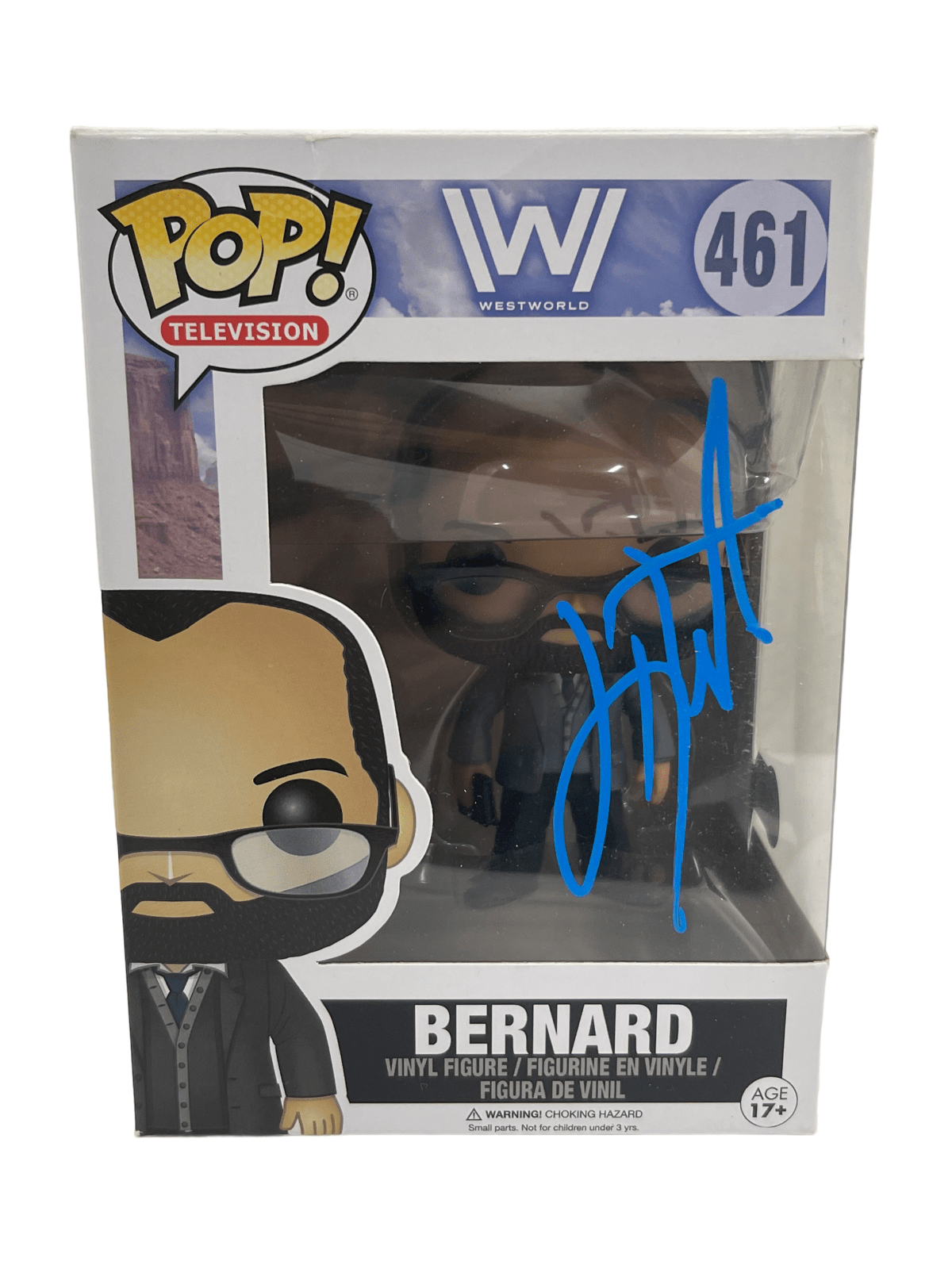 Jeffrey Wright Authentic Autographed Bernard Westworld 461 Funko Pop Figure