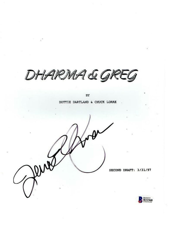 Jenna Elfman Authentic Autographed 'Dharma & Greg' Script - Prime Time Signatures - TV & Film