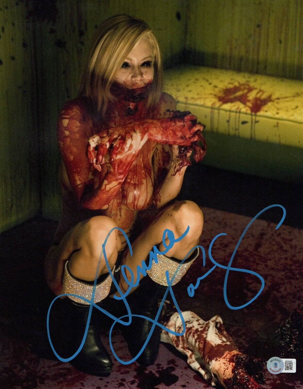 Jenna Jameson Signed 11x14 Photo from Zombie Strippers Beckett COA - Item #1