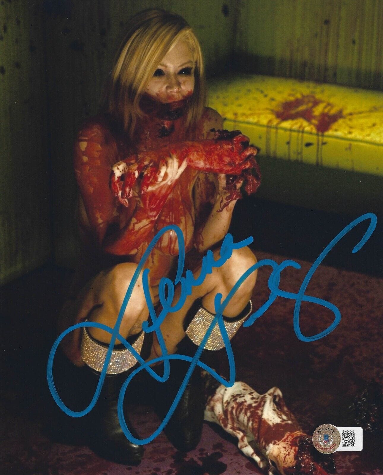 Jenna Jameson Signed 8x10 Photo from Zombie Strippers Beckett COA - Item #3