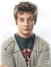 Jeremy Allen White Signed 8x10 Photo from Shameless Beckett COA - Item #1