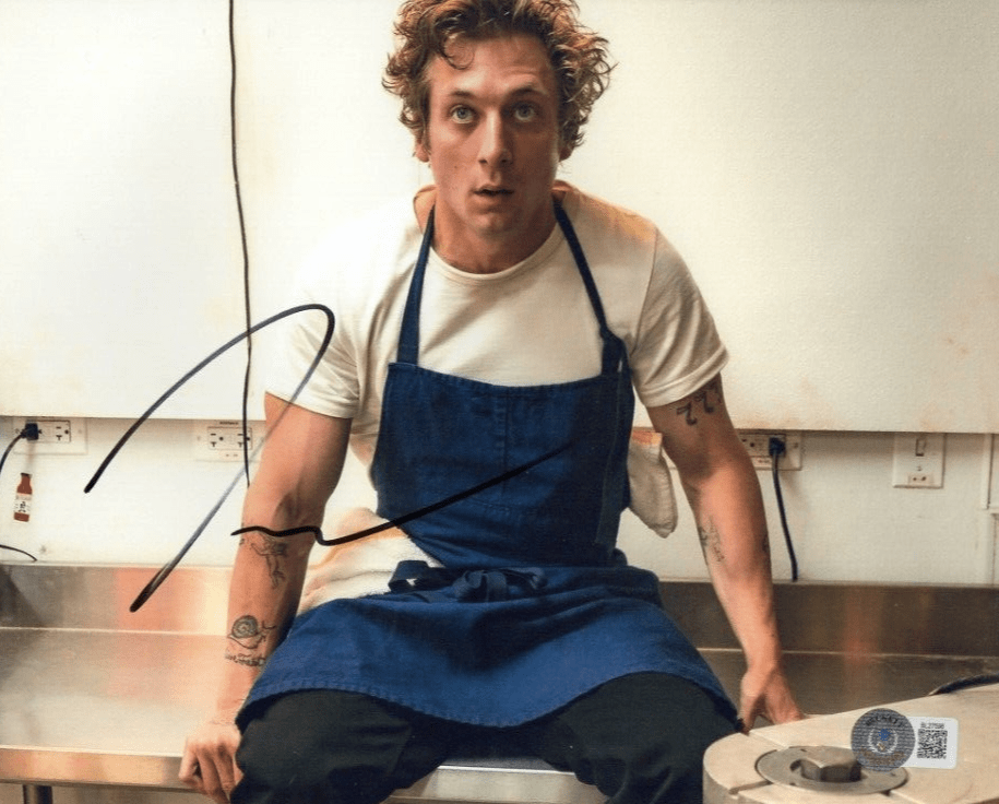 Jeremy Allen White Signed 8x10 Photo from The Bear Beckett COA - Item #5
