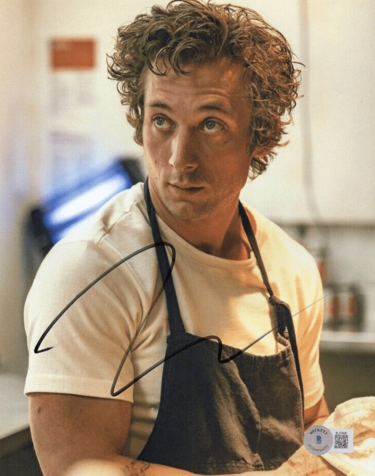 Jeremy Allen White Signed 8x10 Photo from The Bear Beckett COA - Item #4