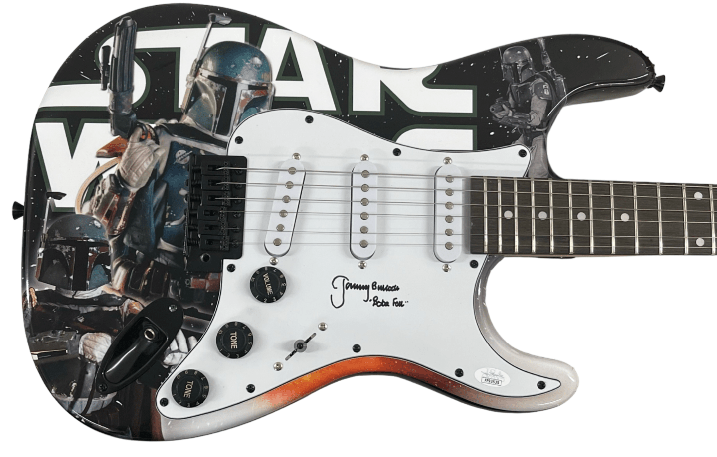 Jeremy Bulloch Authentic Autographed Custom Full Size Electric Guitar