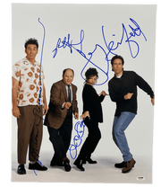 Jerry Seinfeld, Jason Alexander, Julia Louis-Dreyfus, Michael Richards Authentic Autographed 16x20 Photo #2
