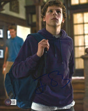 Jesse Eisenberg Signed 8x10 Photo from The Social Network Beckett COA