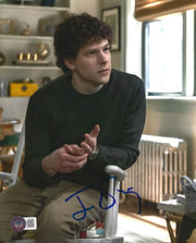 Jesse Eisenberg Signed 8x10 Photo Beckett COA - Item #1