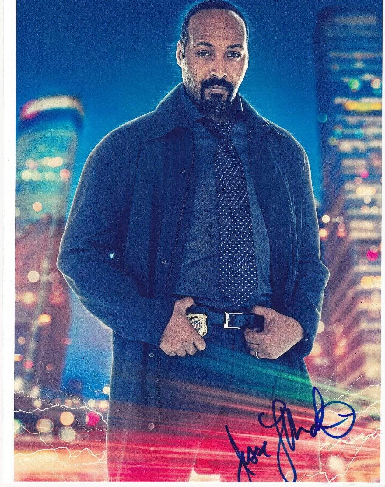 Jesse L Martin Authentic Autographed 8x10 Photo - Prime Time Signatures - TV & Film