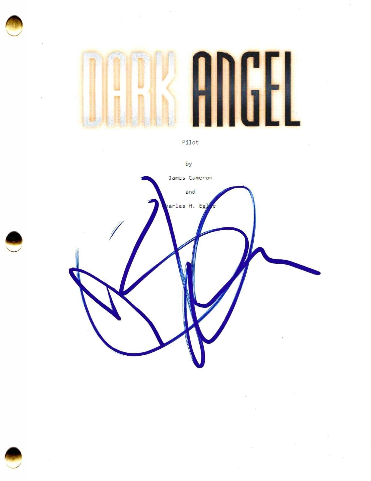 Jessica Alba Signed Script from Dark Angel Certified Authentic