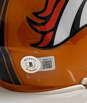 John Elway Signed NFL Helmet Beckett COA - Item #1 - Detail View
