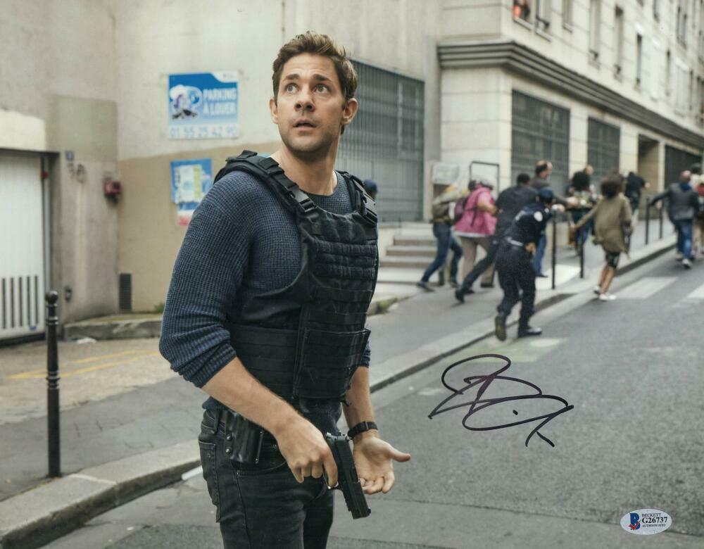 John Krasinski Signed 11x14 Photo from Jack Ryan Beckett COA