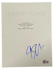 John Krasinski Signed Script from A Quiet Place Beckett COA
