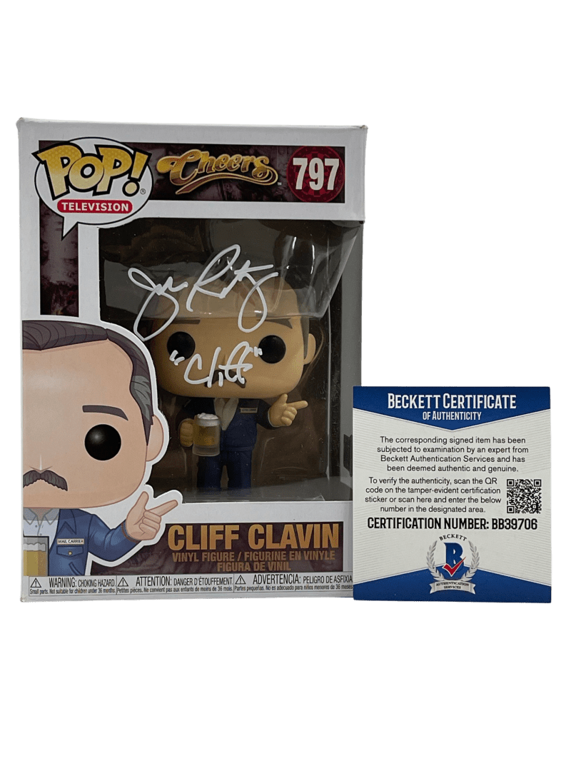 John Ratzenberger Authentic Autographed Cliff Clavin Cheers 797 Funko Pop Figure #3