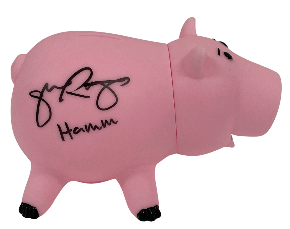 John Ratzenberger Signed Replica Prop from Toy Story Beckett COA