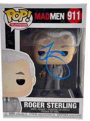 John Slattery Authentic Autographed Roger Sterling Mad Men 911 Funko Pop Figure