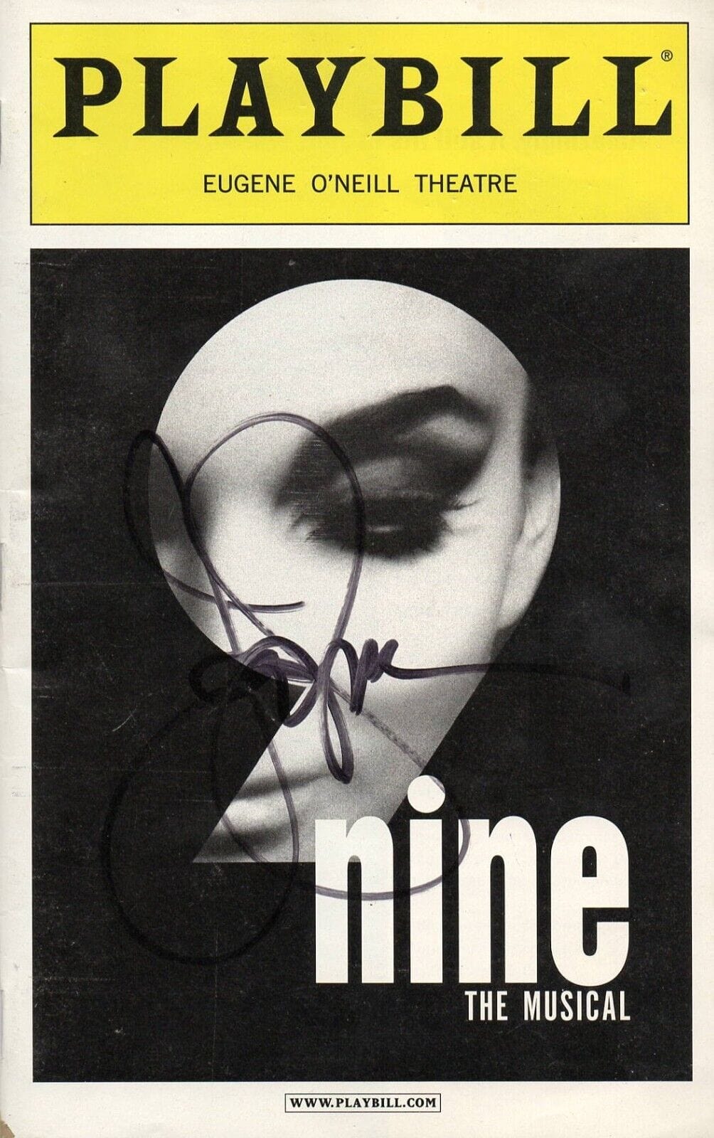 John Stamos Authentic Autographed Nine the Musical Playbill