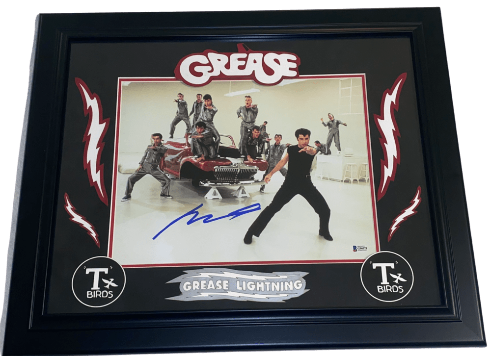 John Travolta Signed 11x14 Photo from Grease Beckett COA - Item #1