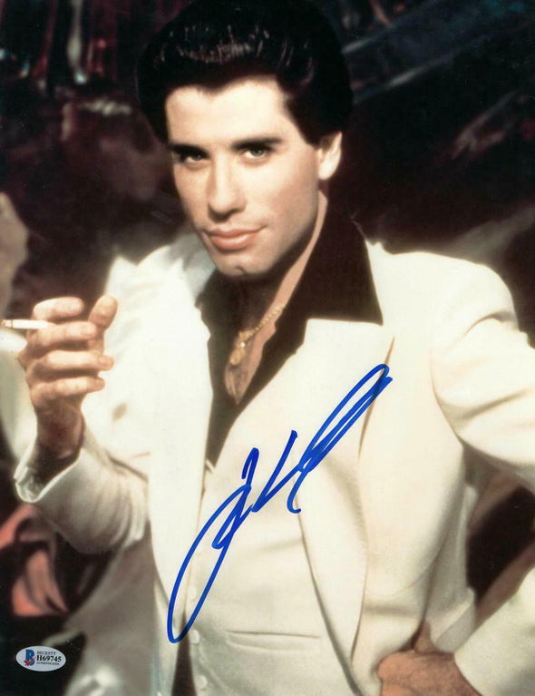 John Travolta Authentic Autographed 11x14 Photo - Prime Time Signatures - TV & Film
