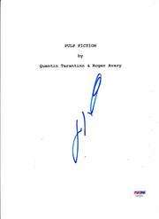 John Travolta Authentic Autographed 'Pulp Fiction' Script - Prime Time Signatures - TV & Film