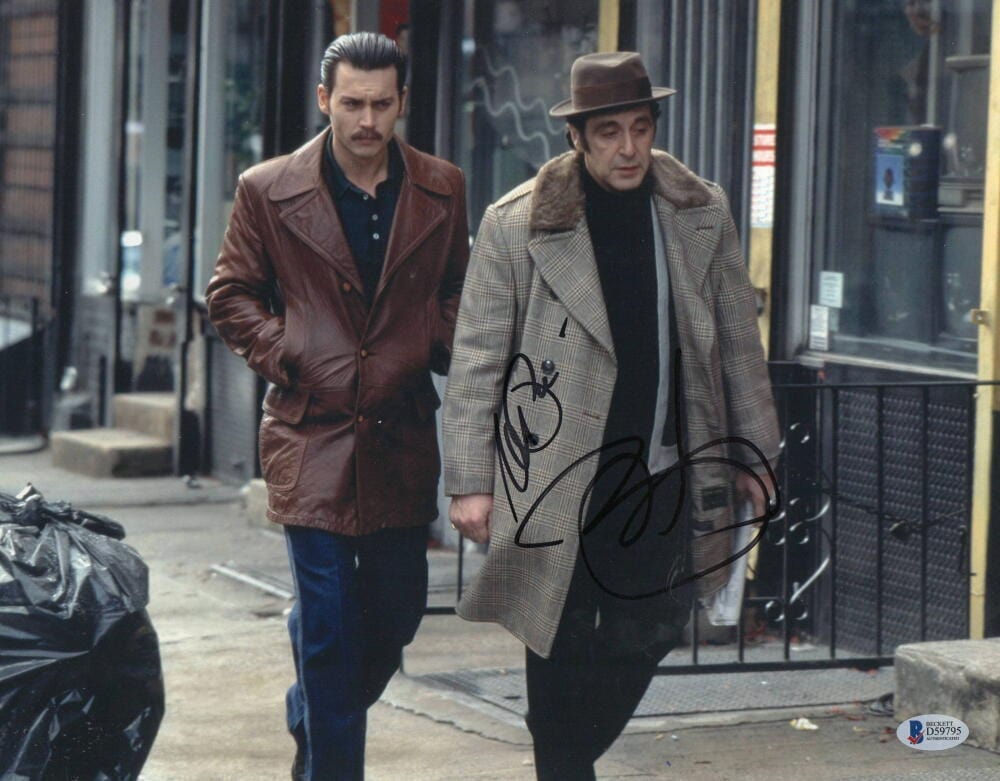 Al Pacino Signed 11x14 Photo from Donnie Brasco Beckett COA - Item #1