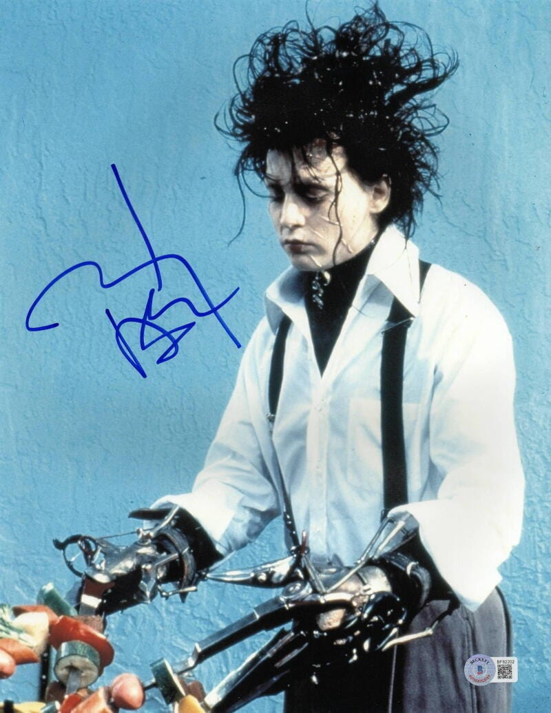 Johnny Depp Signed 11x14 Photo - Beckett COA #3