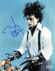 Johnny Depp Signed 11x14 Photo from Edward Scissorhands Beckett COA - Item #5