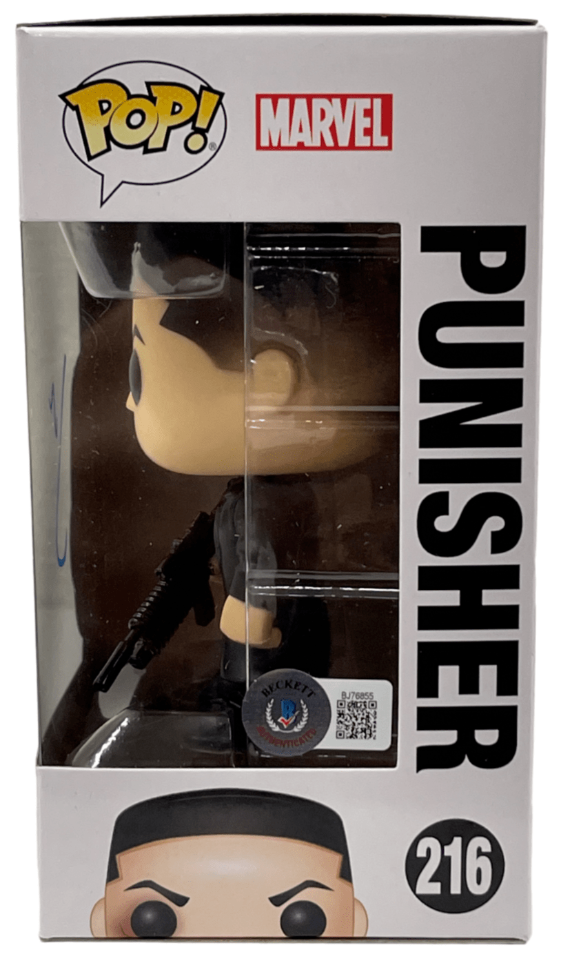 Jon Bernthal Signed Funko from Daredevil Beckett COA - Detail View