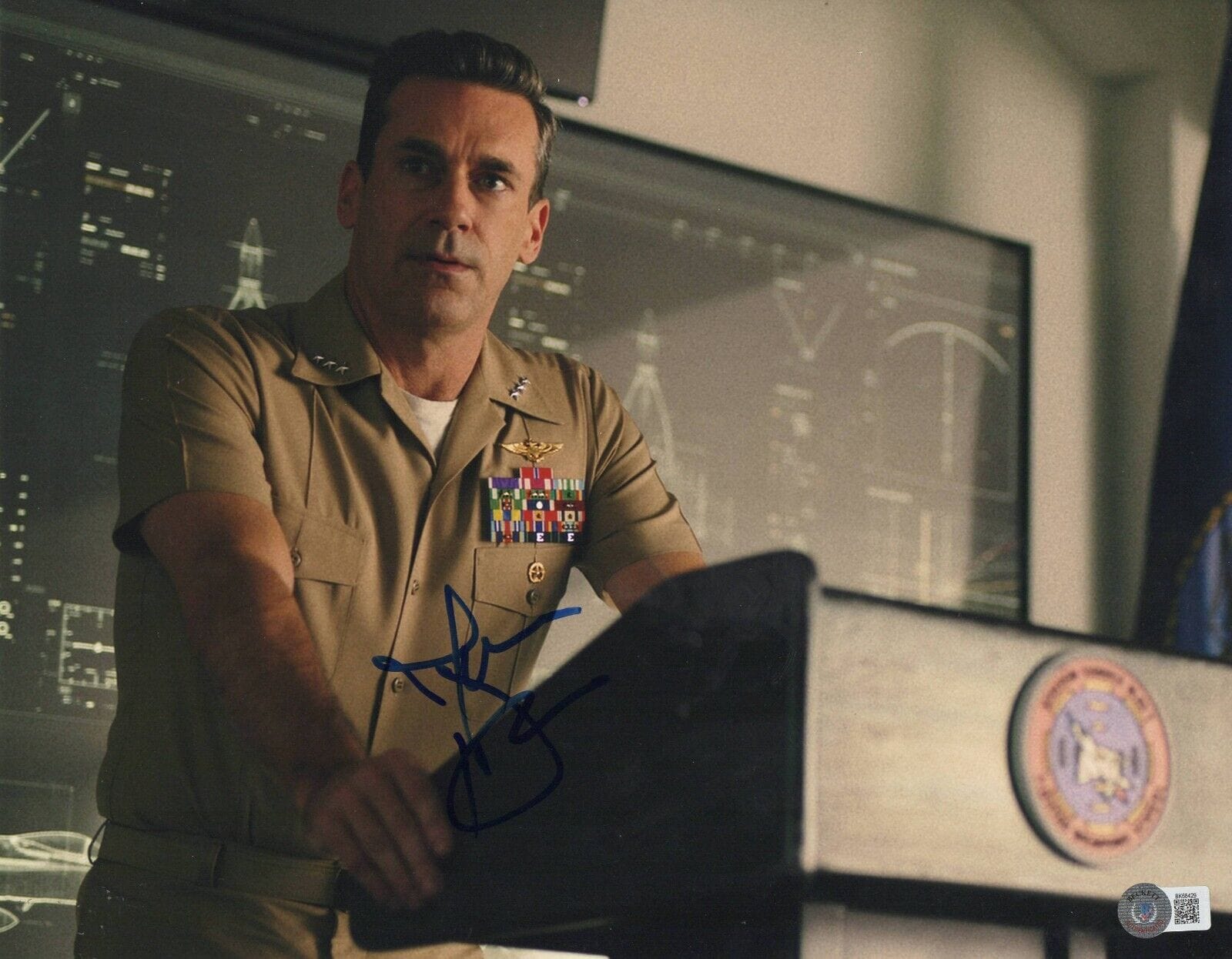 Jon Hamm Signed 11x14 Photo from Top Gun Maverick Beckett COA