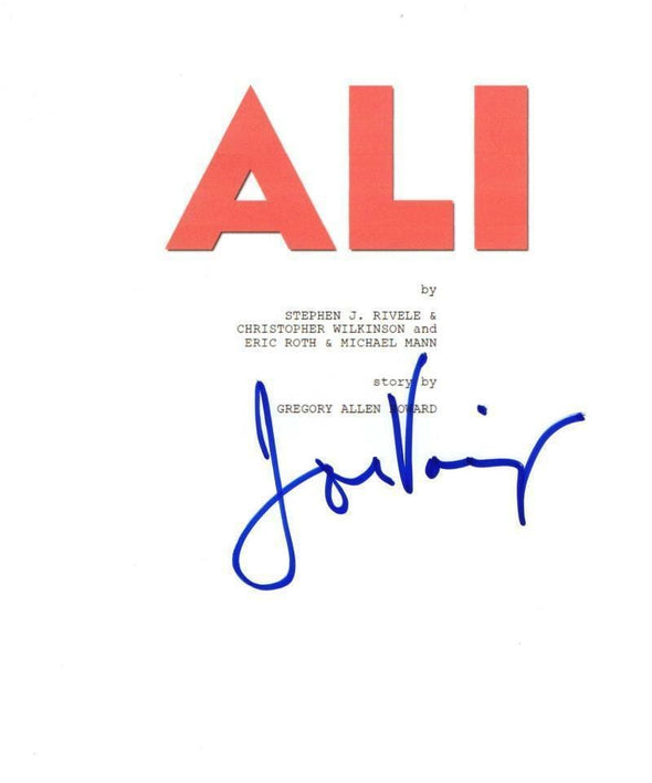 Jon Voight Authentic Autographed 'Ali' Script - Prime Time Signatures - TV & Film