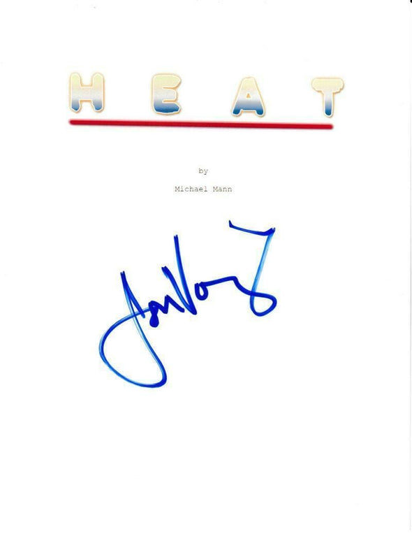Jon Voight Authentic Autographed 'HEAT' Script - Prime Time Signatures - TV & Film