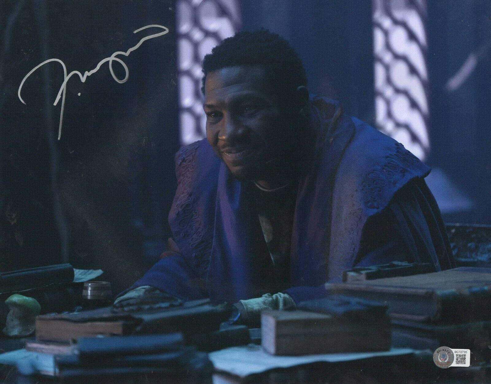 Jonathan Majors Signed 11x14 Photo from Loki Beckett COA - Item #1