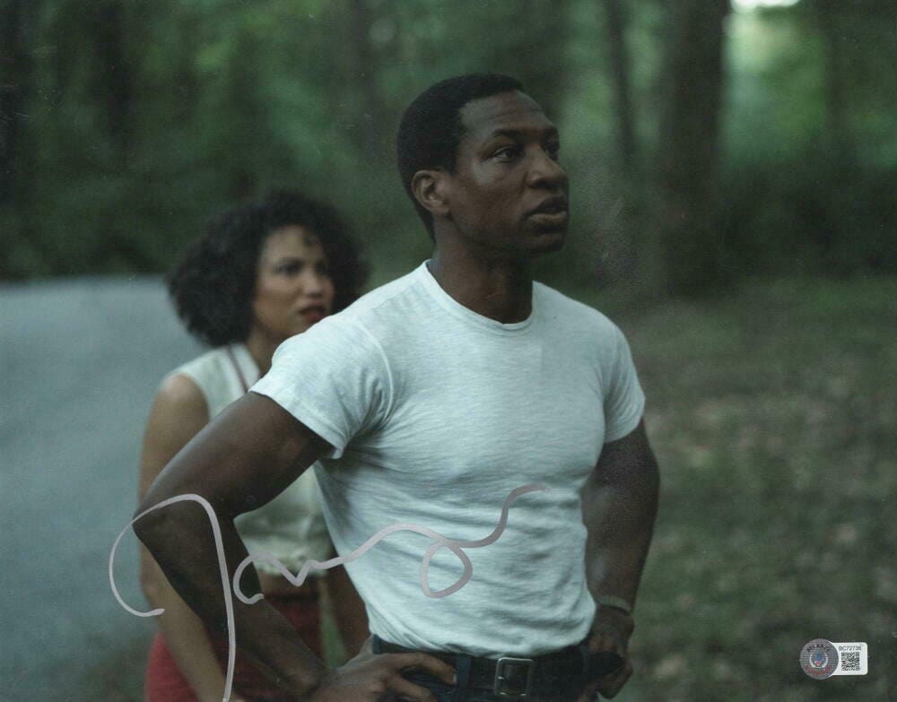 Jonathan Majors Signed 11x14 Photo from Lovecraft Country Beckett COA - Item #1