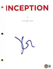 Joseph Gordon Levitt Signed Script from Inception Beckett COA
