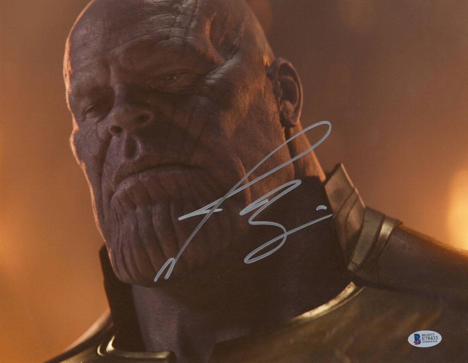 Josh Brolin Signed 11x14 Photo from The Avengers Beckett COA - Item #5