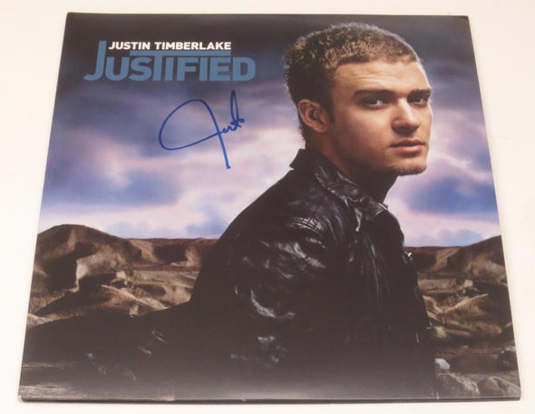 Justin Timberlake Authentic Autographed Vinyl Record - Prime Time Signatures - Music