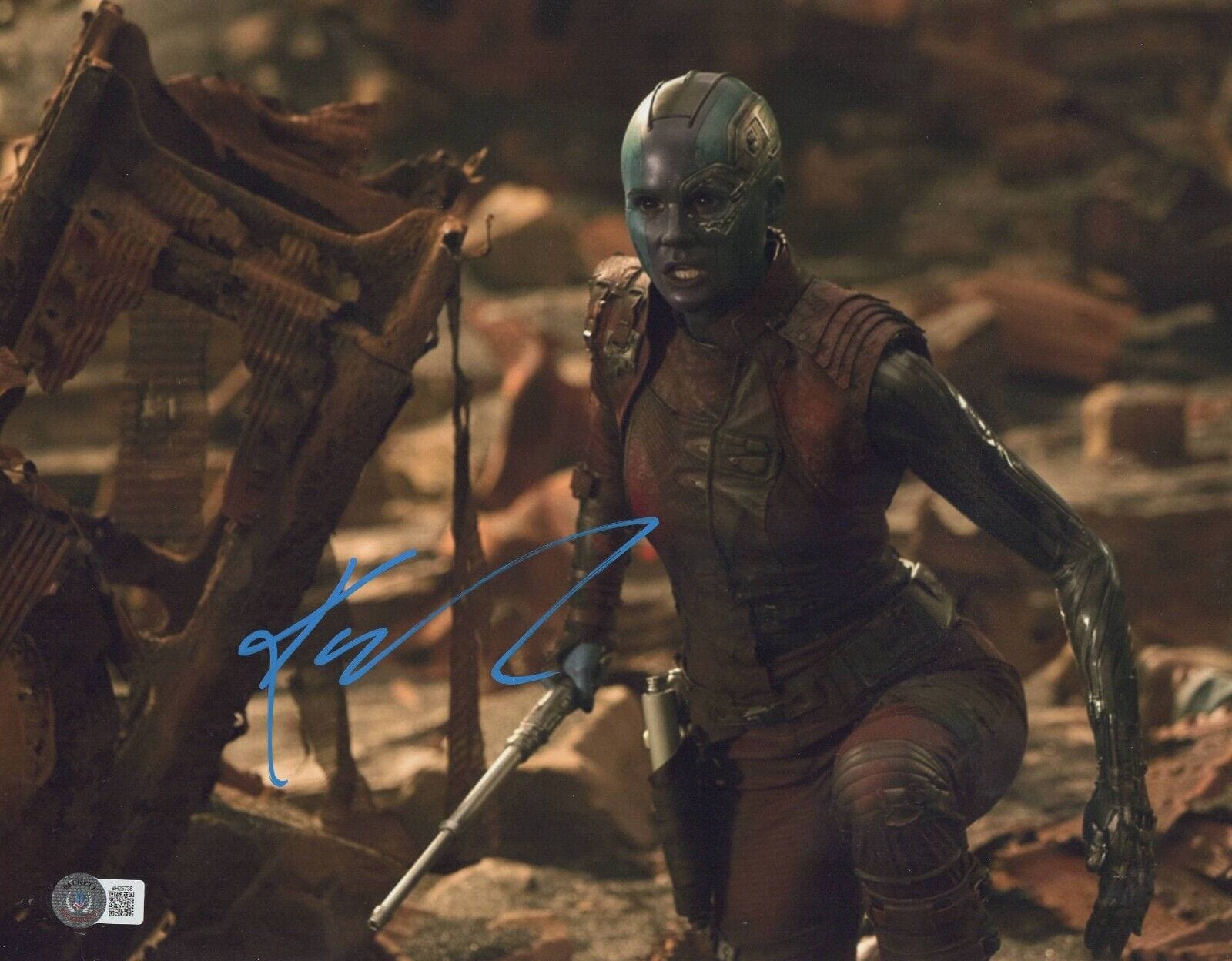 Karen Gillan Signed 11x14 Photo from Guardians of the Galaxy Beckett COA - Item #3