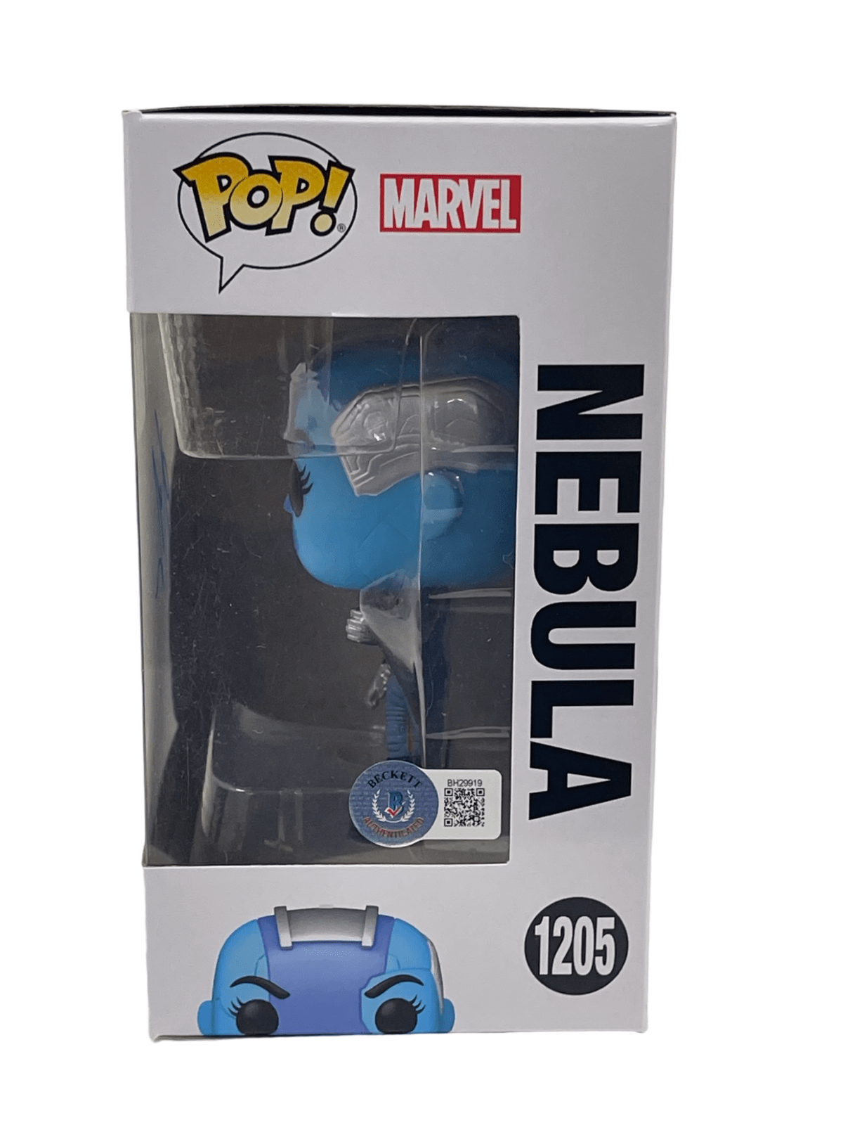 Karen Gillan Signed Funko from Guardians of the Galaxy Beckett COA - Detail View