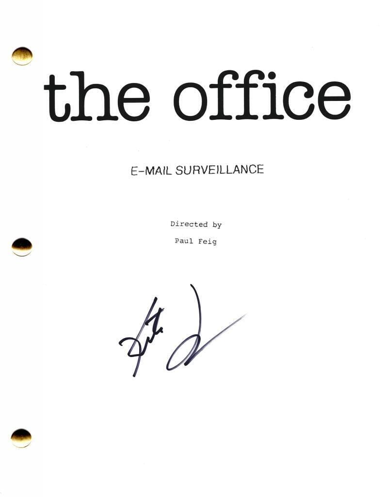Kate Flannery Signed Script from The Office Beckett COA