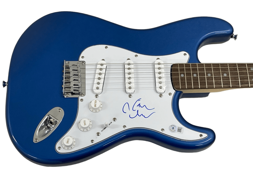 Keith Urban Signed Guitar Beckett COA - Detail View