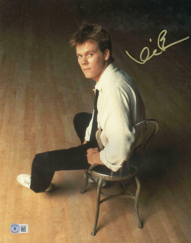 Kevin Bacon Signed 11x14 Photo from Footloose Beckett COA