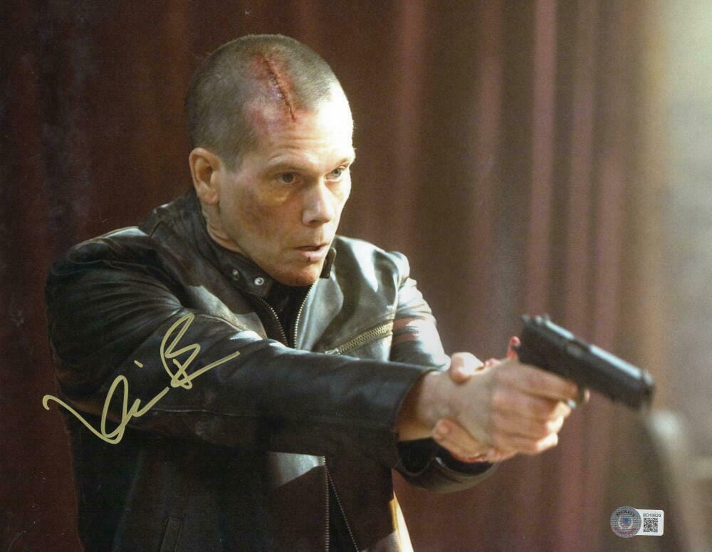 Kevin Bacon Signed 11x14 Photo from Death Sentence Beckett COA