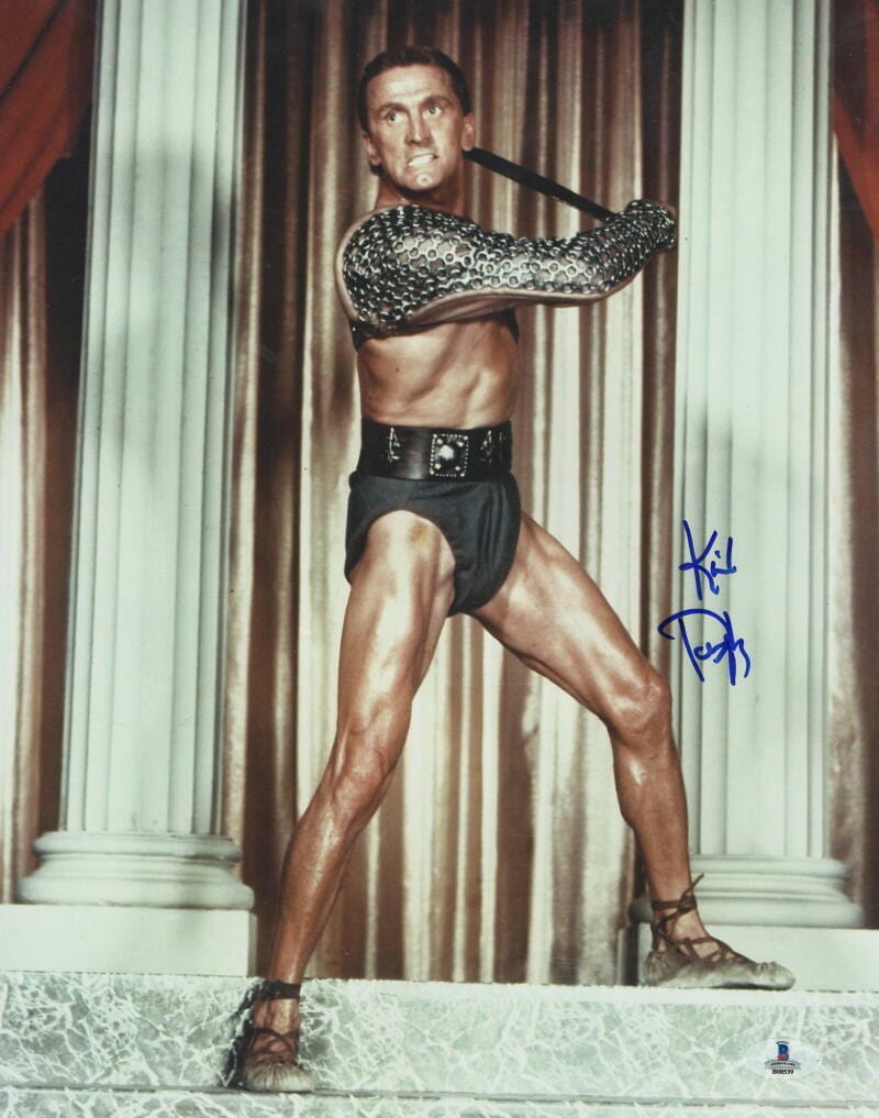 Kirk Douglas Signed 11x14 Photo from Spartacus Beckett COA