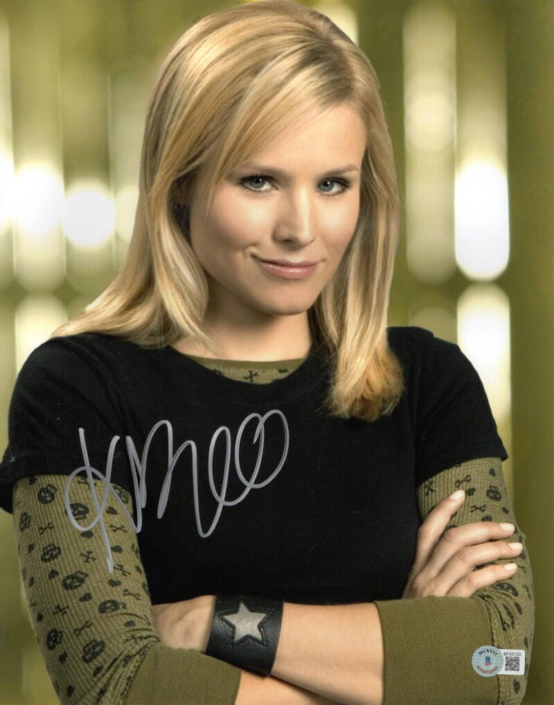 Kristen Bell Signed 11x14 Photo from Veronica Mars Beckett COA - Item #1