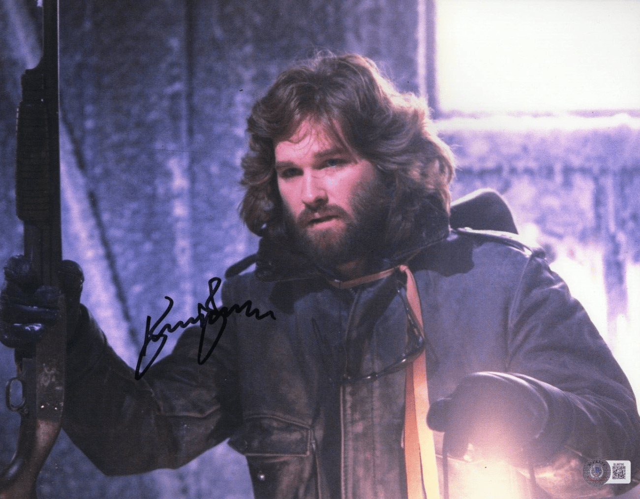 Kurt Russell Signed 11x14 Photo from The Thing Beckett COA
