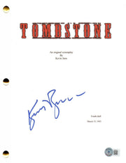 Kurt Russell Signed Script from Tombstone Beckett COA