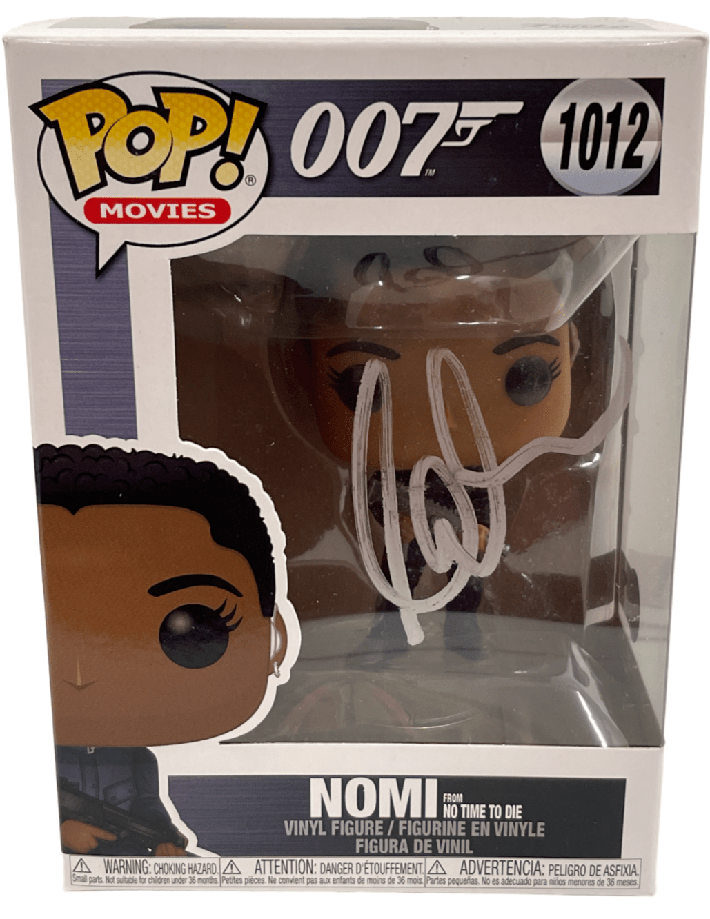 Lashana Lynch Authentic Autographed Nomi 007 1012 Funko Pop Figure