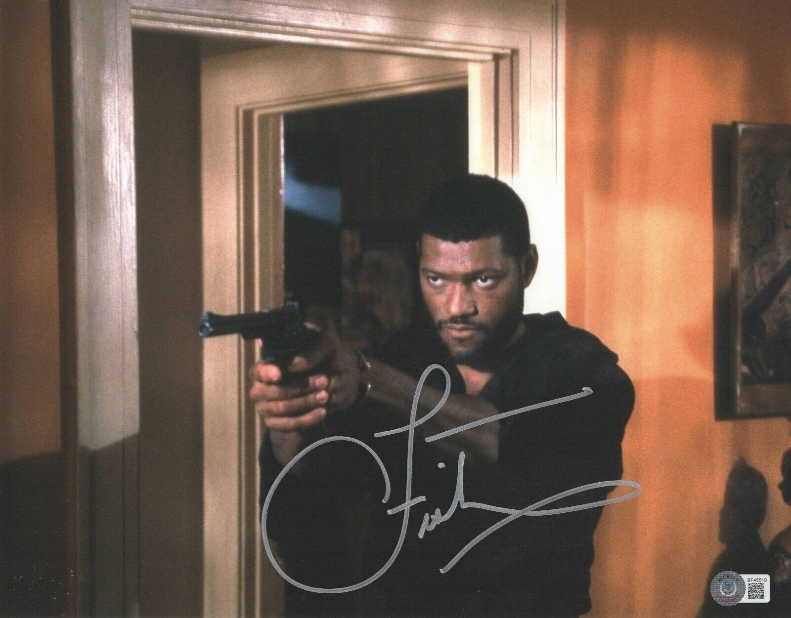 Laurence Fishburne Signed 11x14 Photo from Boyz N The Hood Beckett COA