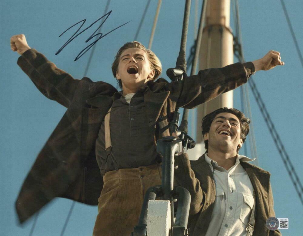 Leonardo DiCaprio Signed 11x14 Photo from Titanic Beckett COA