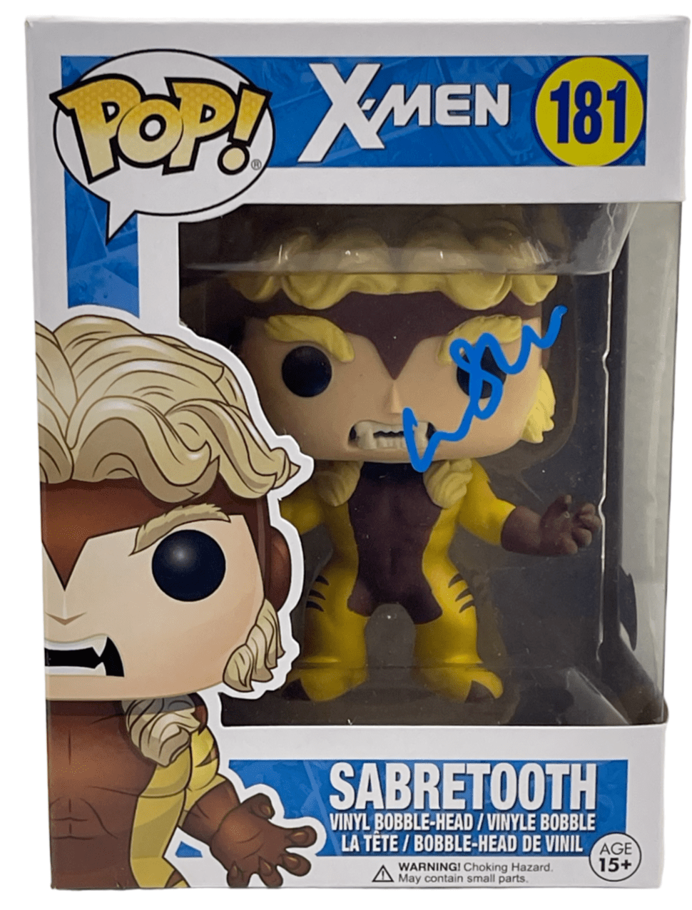 Liev Schreiber Authentic Autographed Sabretooth X-Men 181 Funko Pop Figure