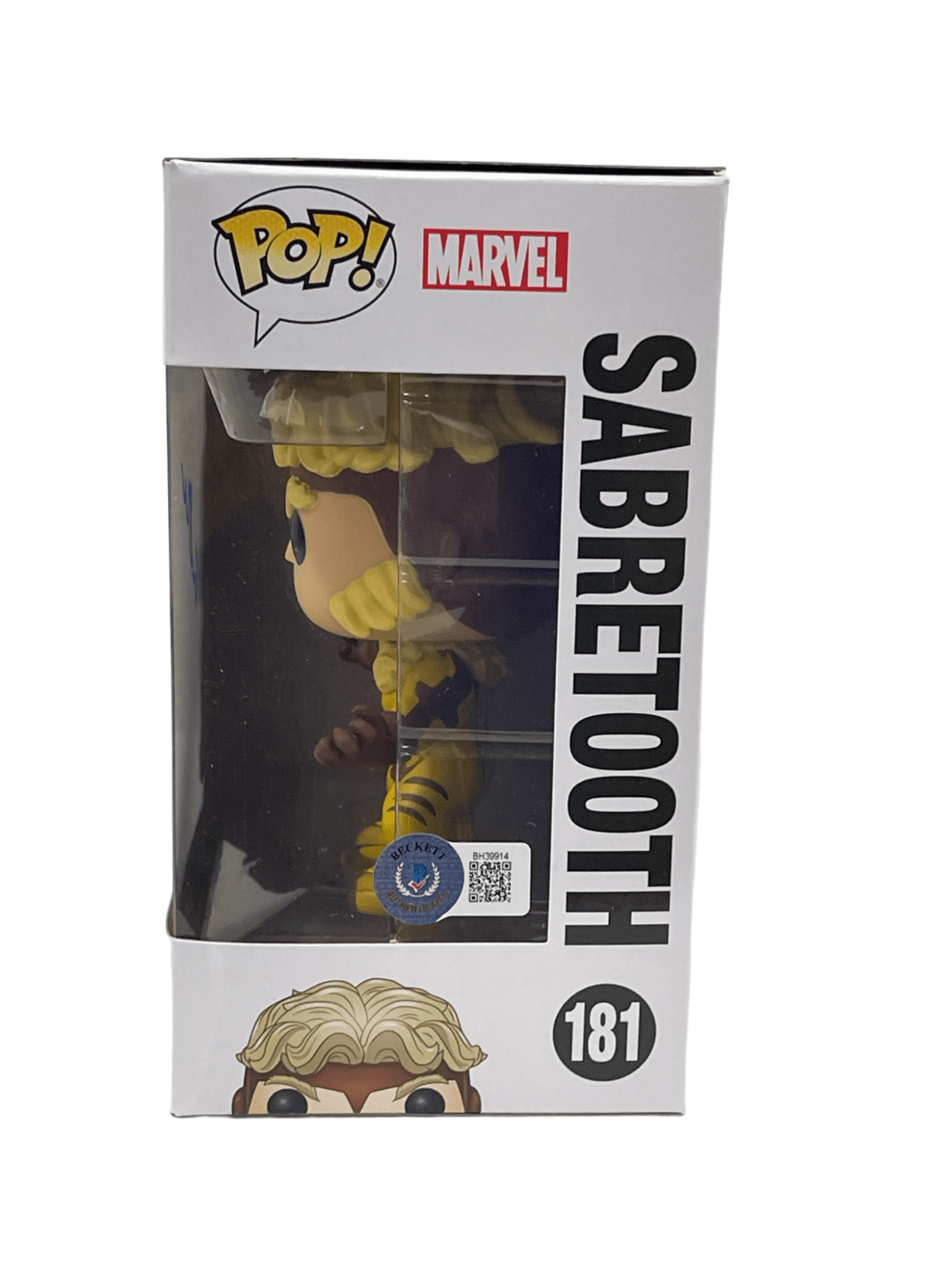 Liev Schreiber Signed Funko from X-Men Beckett COA - Detail View
